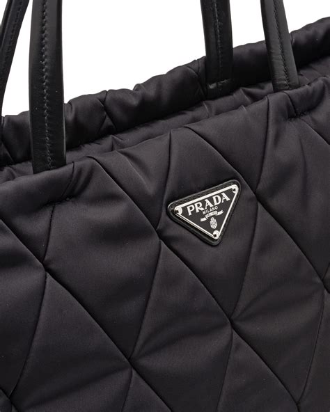 prada quilted nylon tote bag|Prada nylon waist bags.